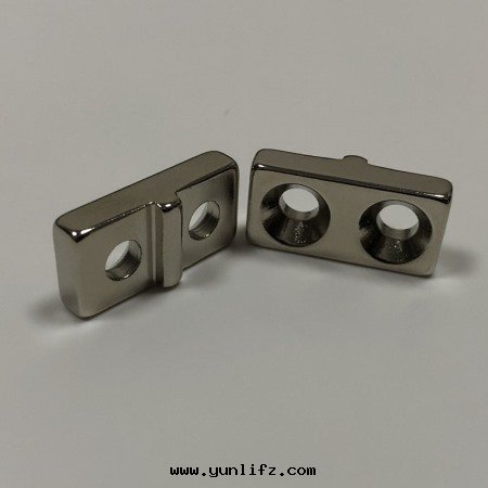 双(shuāng)沉孔异(yì)形磁铁                                